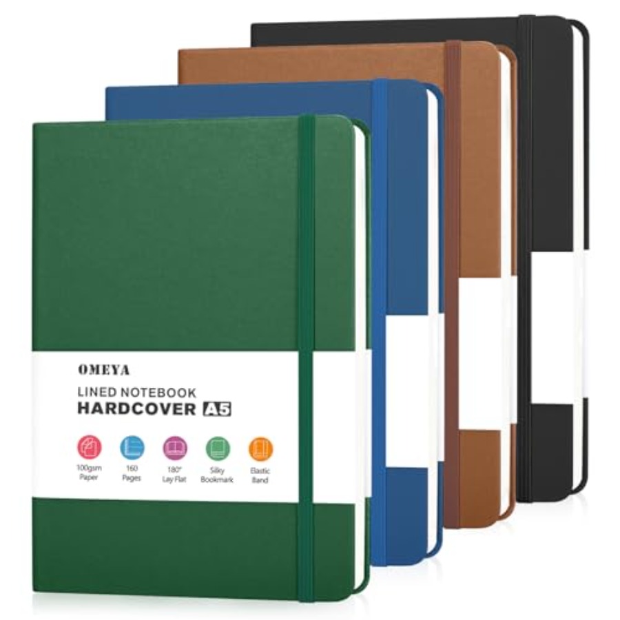 Leatherwork Journal - Lined Journal Notebooks for Work, 100gsm
