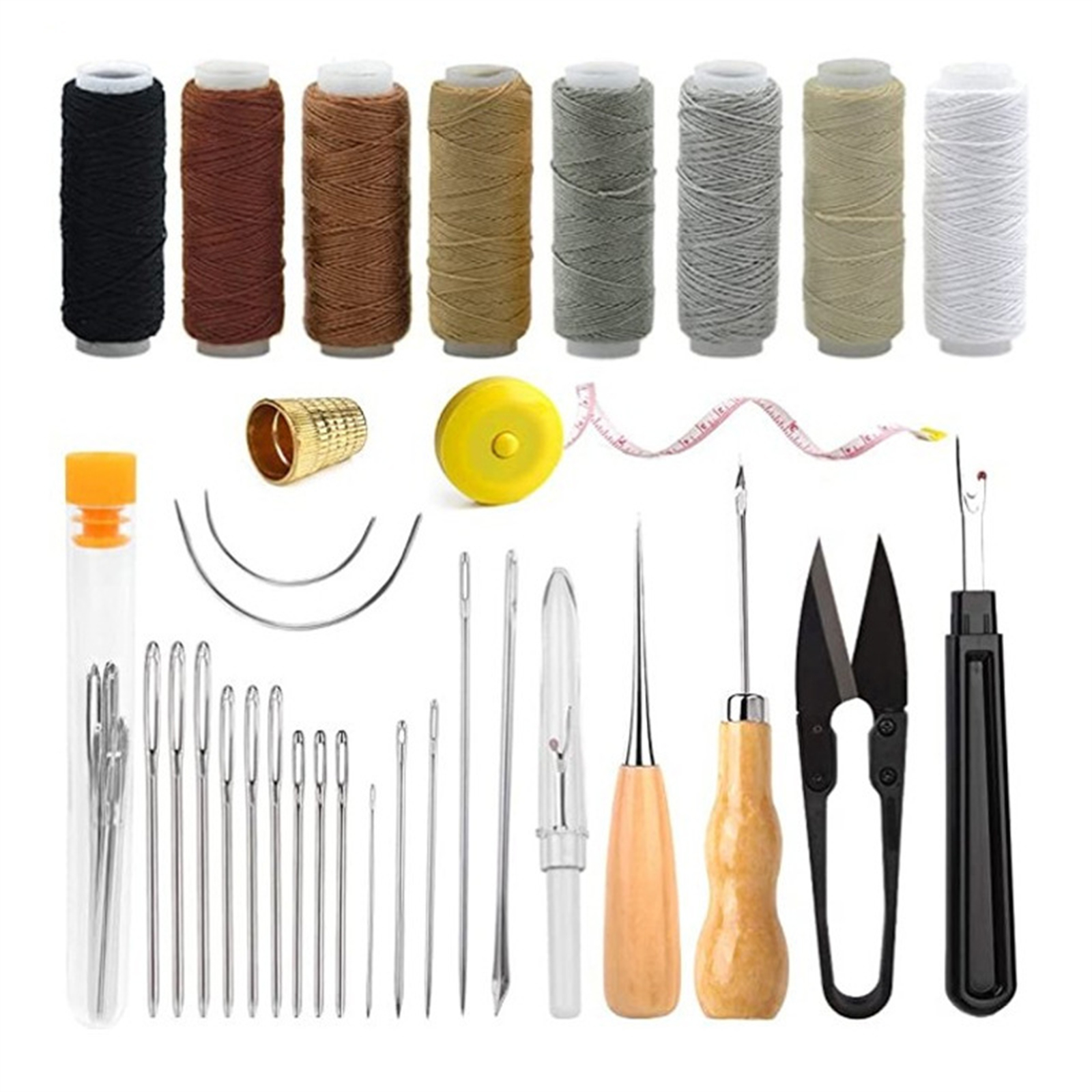 Leatherwork Hand Sewing Needles - Sewing Kit Leather Craft Tools Set