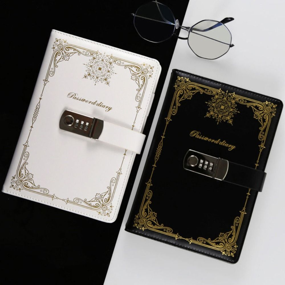 Leatherwork Journal - Vintage PU Leather Journal Notebook With