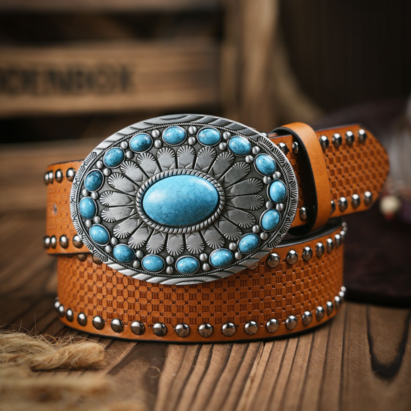 Leather Works Belt - A men's and women's casual retro