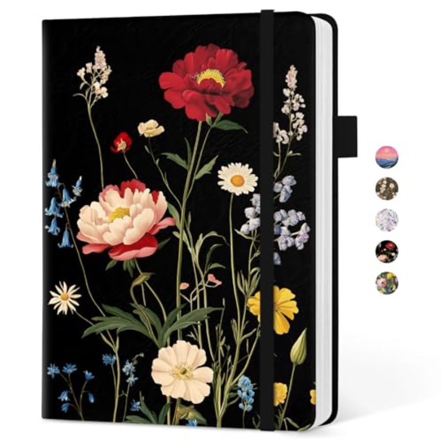 Leatherwork Journal - Aesthetic Lined Journal for Women, Pretty