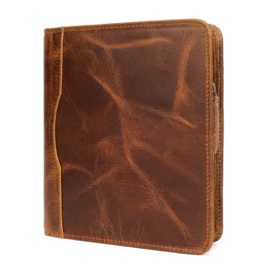 Leatherwork Journal - Leather A5 Portfolio Padfolio Folio A5