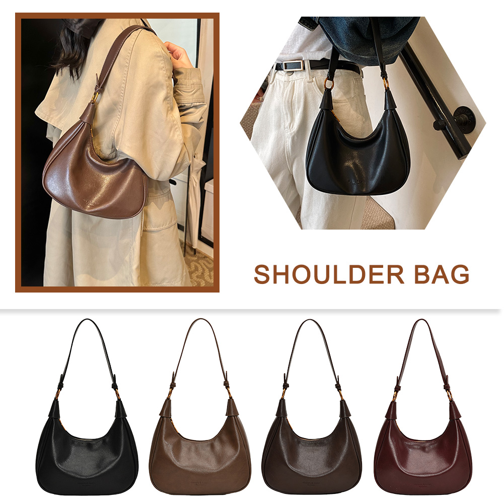 Leather Work Handbags For Women - Shoulder Bag for Women Adjustable Strap