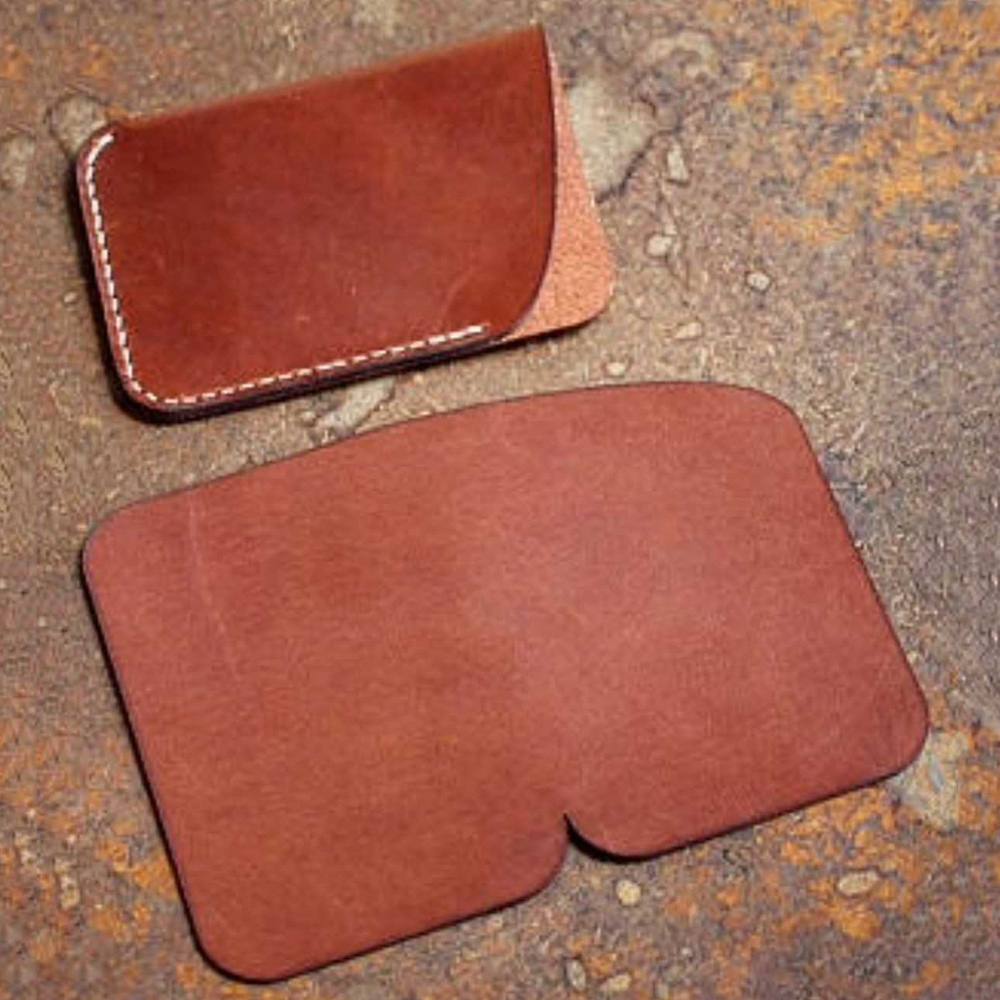 Leatherwork Templates - DIY leather craft simple card holder