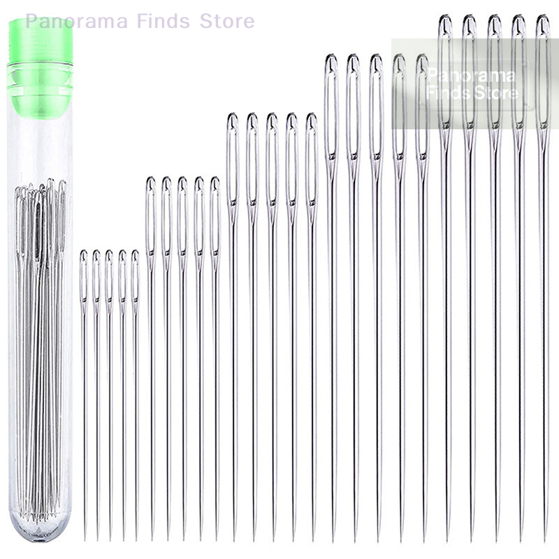 25Pcs Large-Eye Hand-Sewing Ne – Leatherwork Hand Sewing Needles Bewertung und Preis