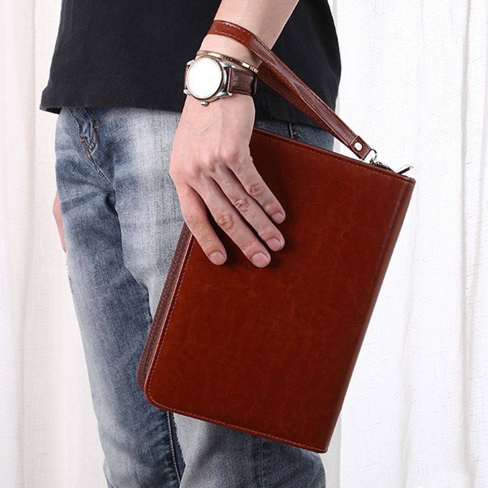 Portable File Folder PU Leathe – Leather Work Notebook Bewertung und Preis