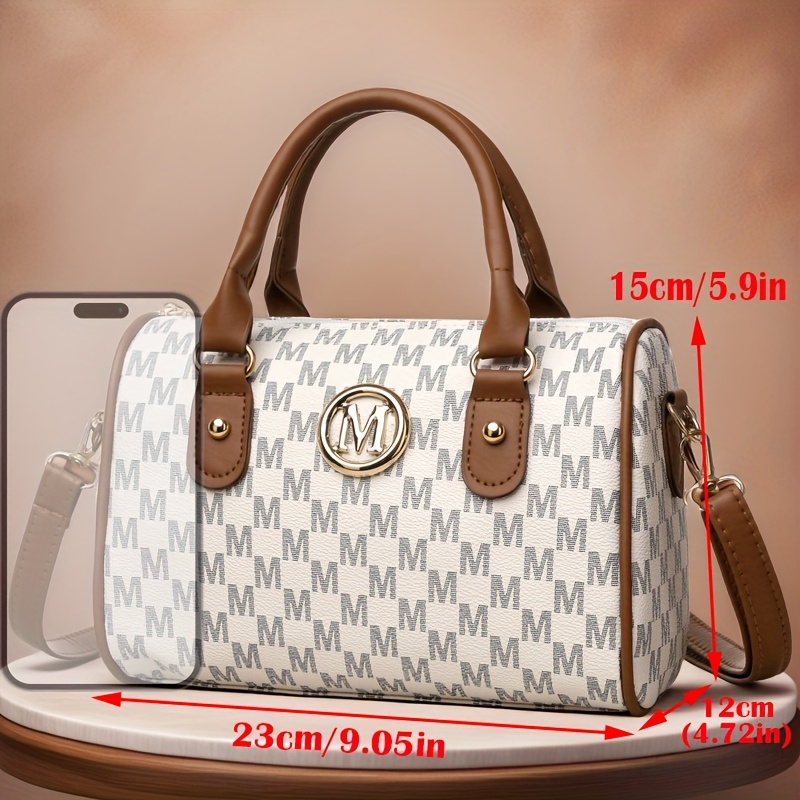 Women Alphabet Shoulder Bag wi – Leatherwork Logo Bewertung und Preis