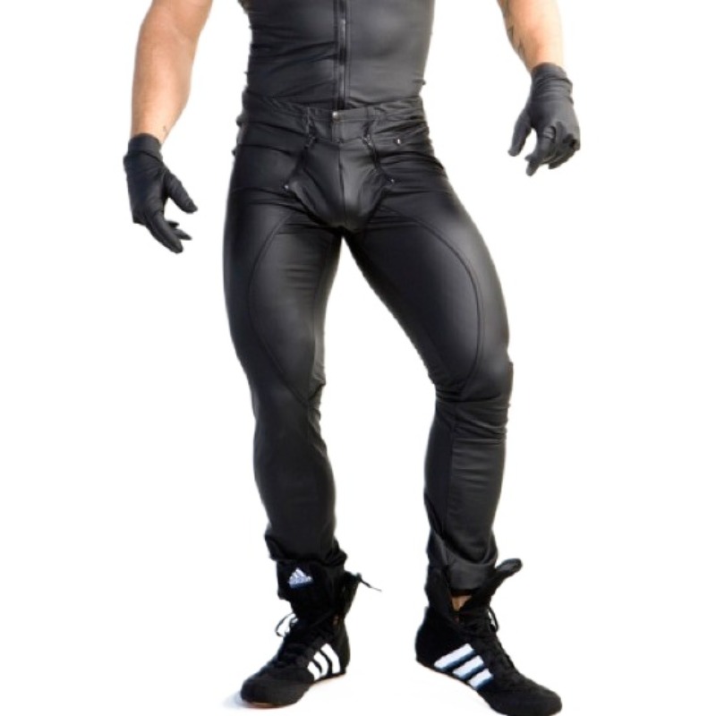 Mens Shiny Faux Leather Tights – Leather Work Pants Bewertung und Preis