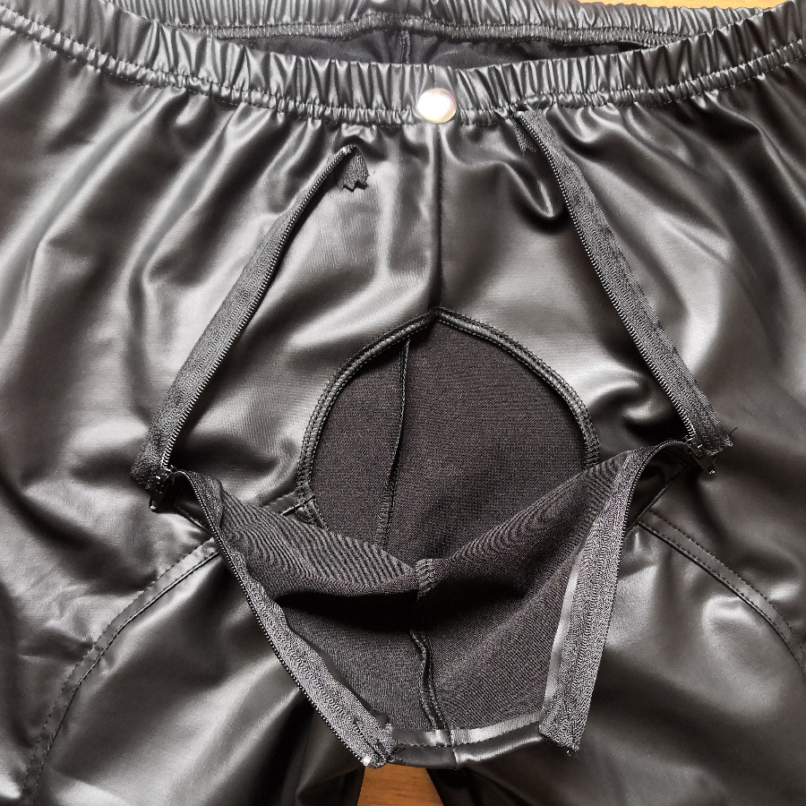 Mens Shiny Faux Leather Tights – Leather Work Pants Bewertung und Preis