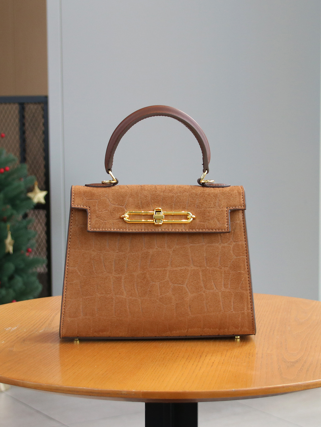 Fall/winter 2025 retro frosted – Leather Work Handbags For Women Bewertung und Preis