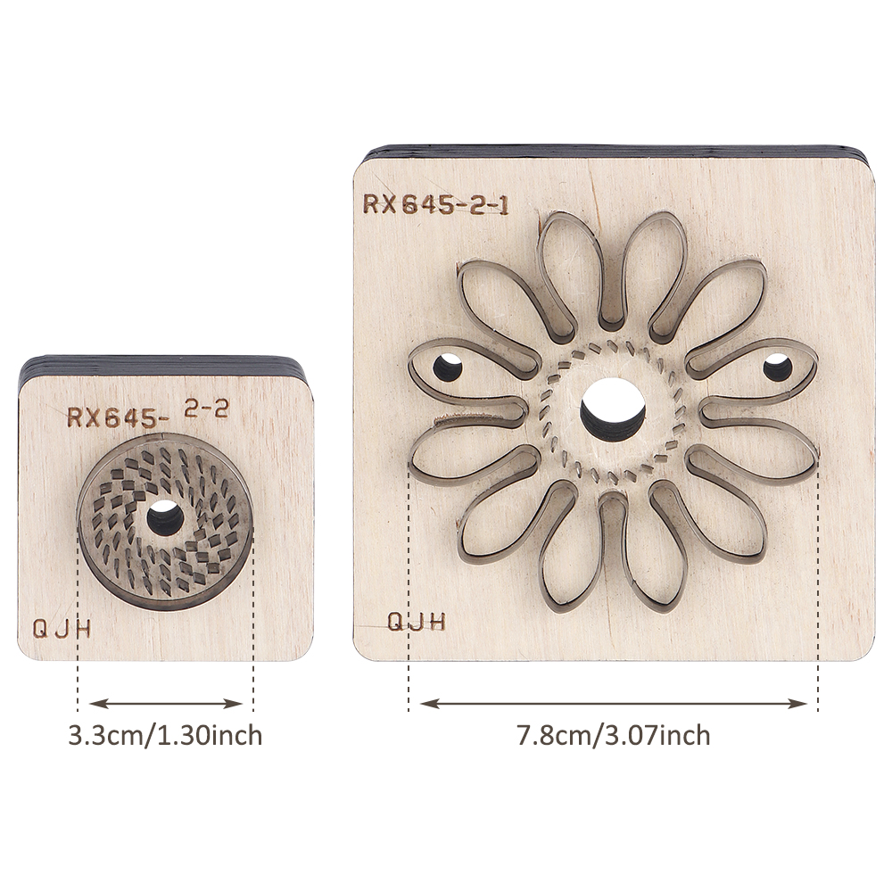 1Set Flower-Shaped Cutting Mol – Leatherwork Templates Bewertung und Preis