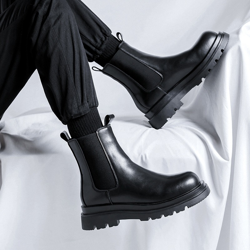 British 2025 Men Leather Boots – Leather Work Fabric Bewertung und Preis