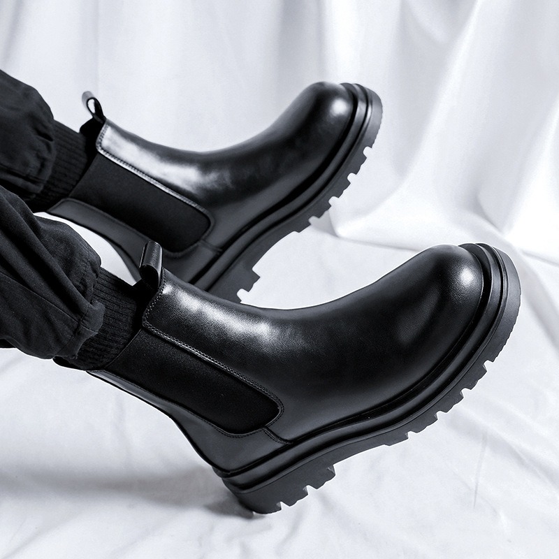 British 2025 Men Leather Boots – Leather Work Fabric Bewertung und Preis