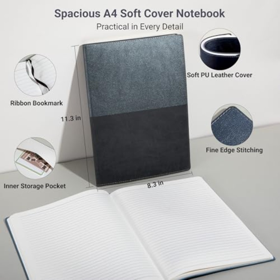 College Ruled Notebook, A4 Col – Leatherwork Journal Bewertung und Preis