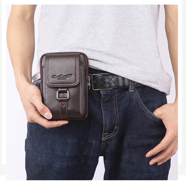 Men Cell/Mobile Phone Case Wai – Leatherwork Belt Bewertung und Preis