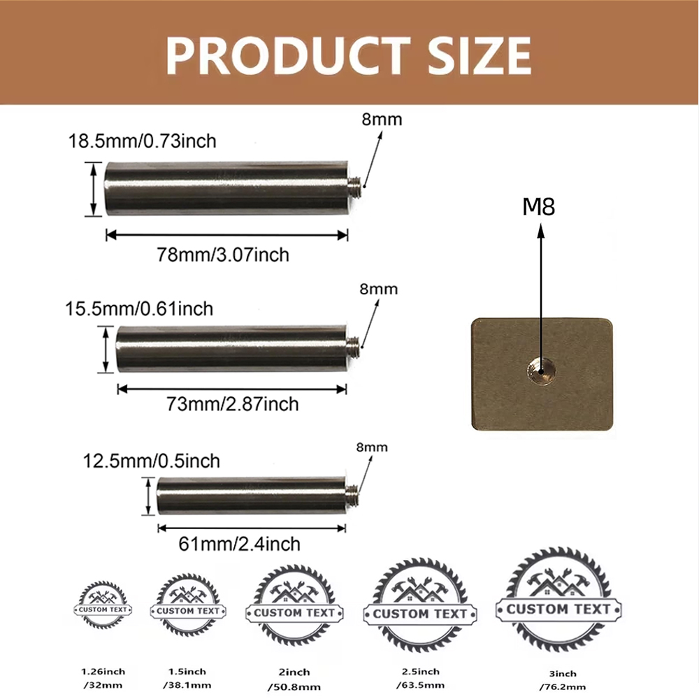 Custom LOGO Leather Stamp Punc – Leatherwork Logo Bewertung und Preis
