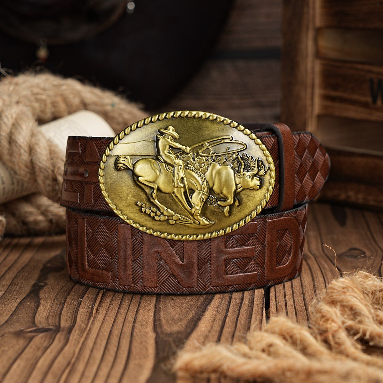 A men's and women's casual ret – Leather Works Belt Bewertung und Preis
