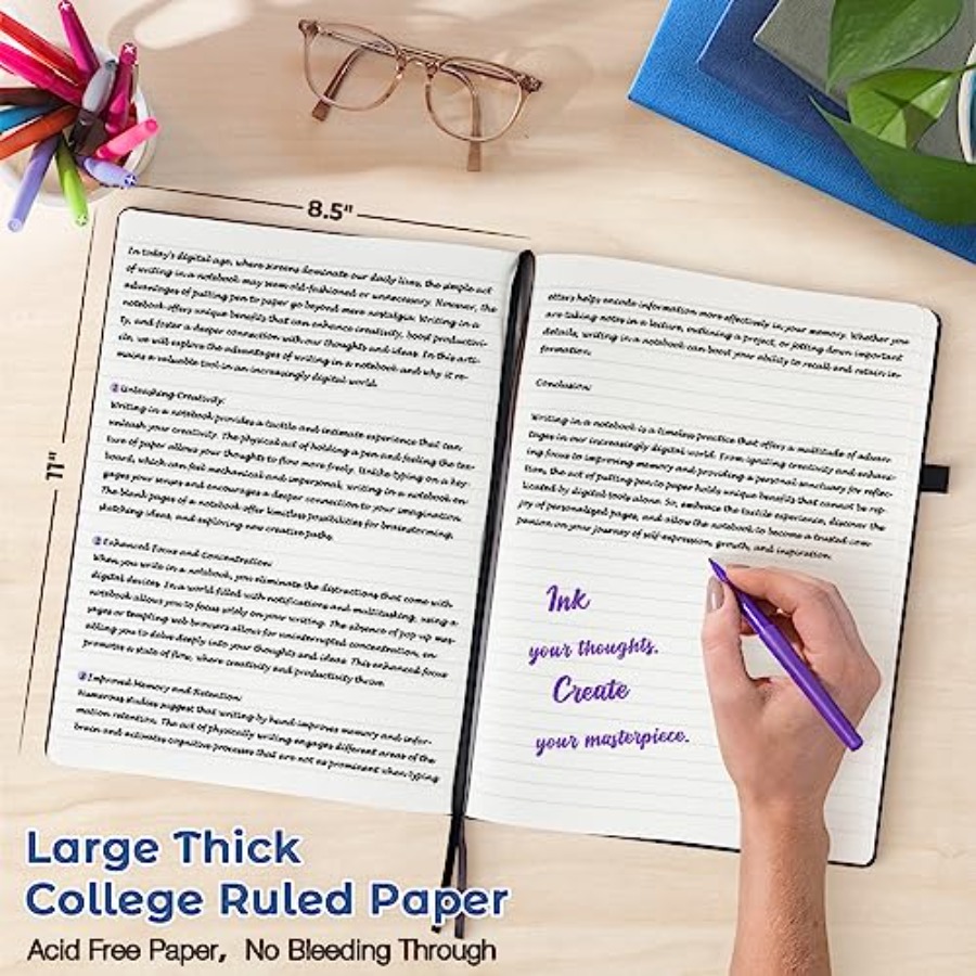 College Ruled Notebook, A4 Har – Leatherwork Journal Bewertung und Preis