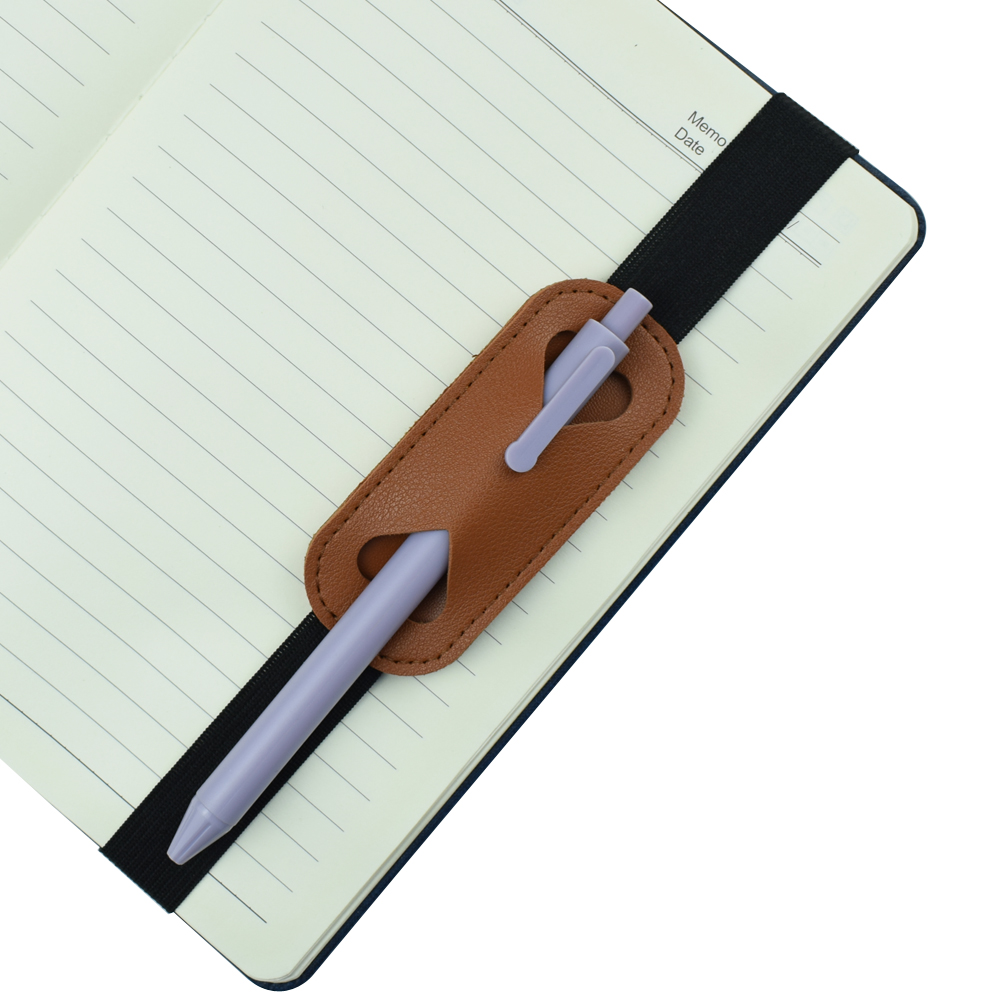 Elastic PU Leather Pen Holder  – Leather Work Notebook Bewertung und Preis
