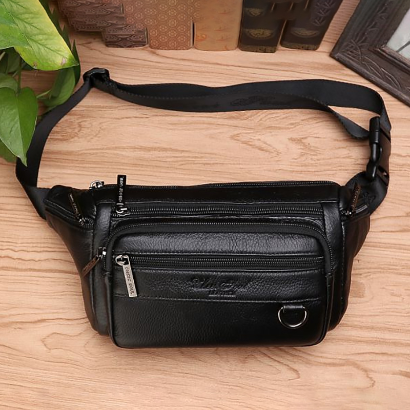 Men Waist Fanny Bags Sling Che – Leatherwork Belt Bewertung und Preis