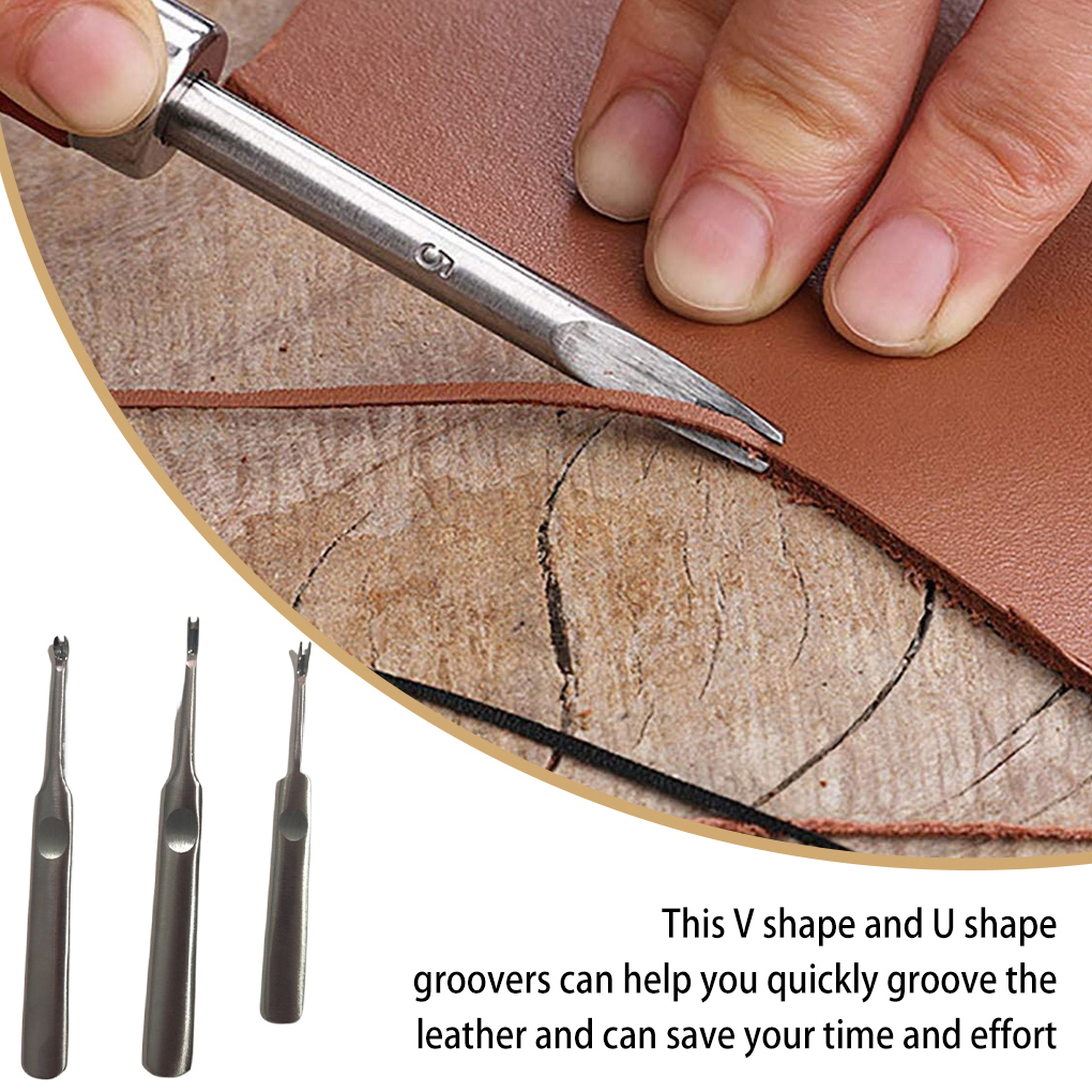 3 Pieces/Set Professional Leat – Leather Edge Beveler Bewertung und Preis