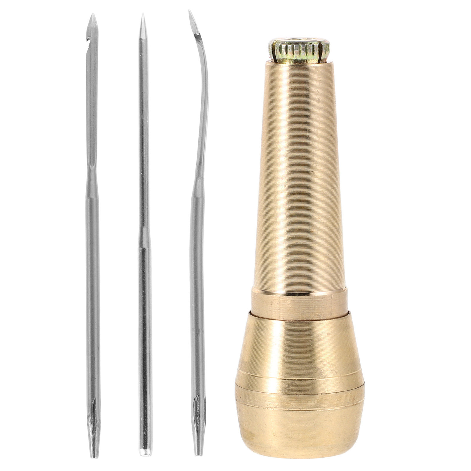 1Set Sturdy Brass Handle Hooke – Leatherwork Hand Sewing Needles Bewertung und Preis