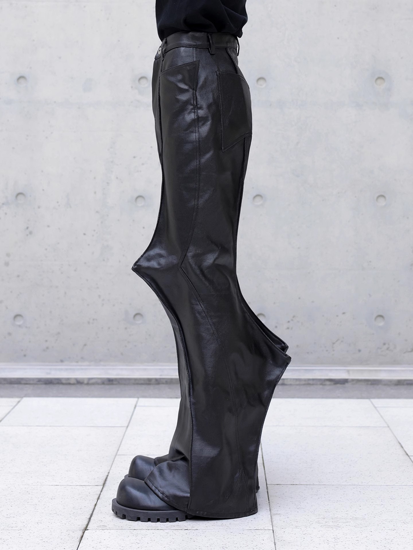 Mauroicardi Autumn Long Black  – Leather Work Pants Bewertung und Preis
