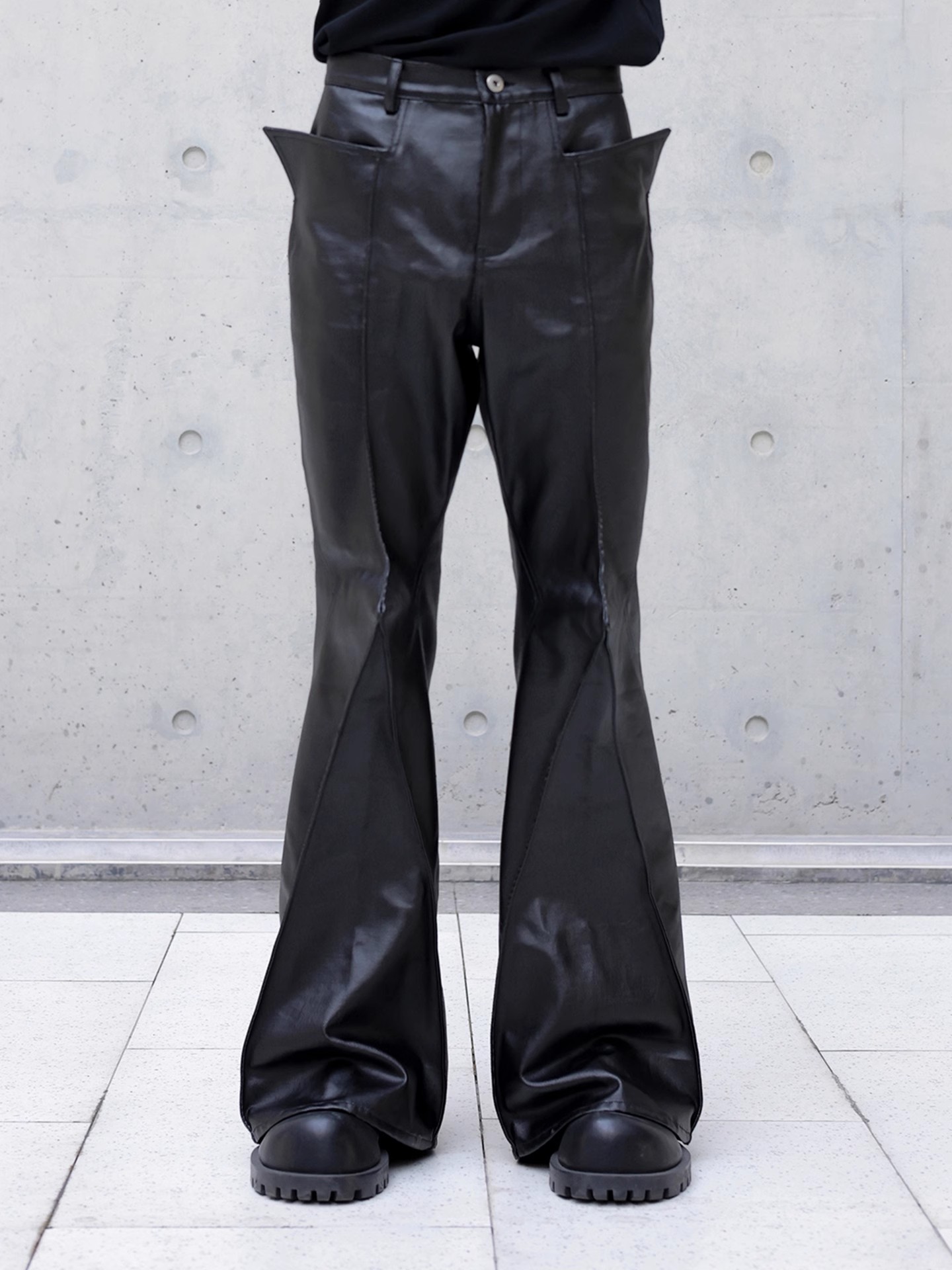 Mauroicardi Autumn Long Black  – Leather Work Pants Bewertung und Preis