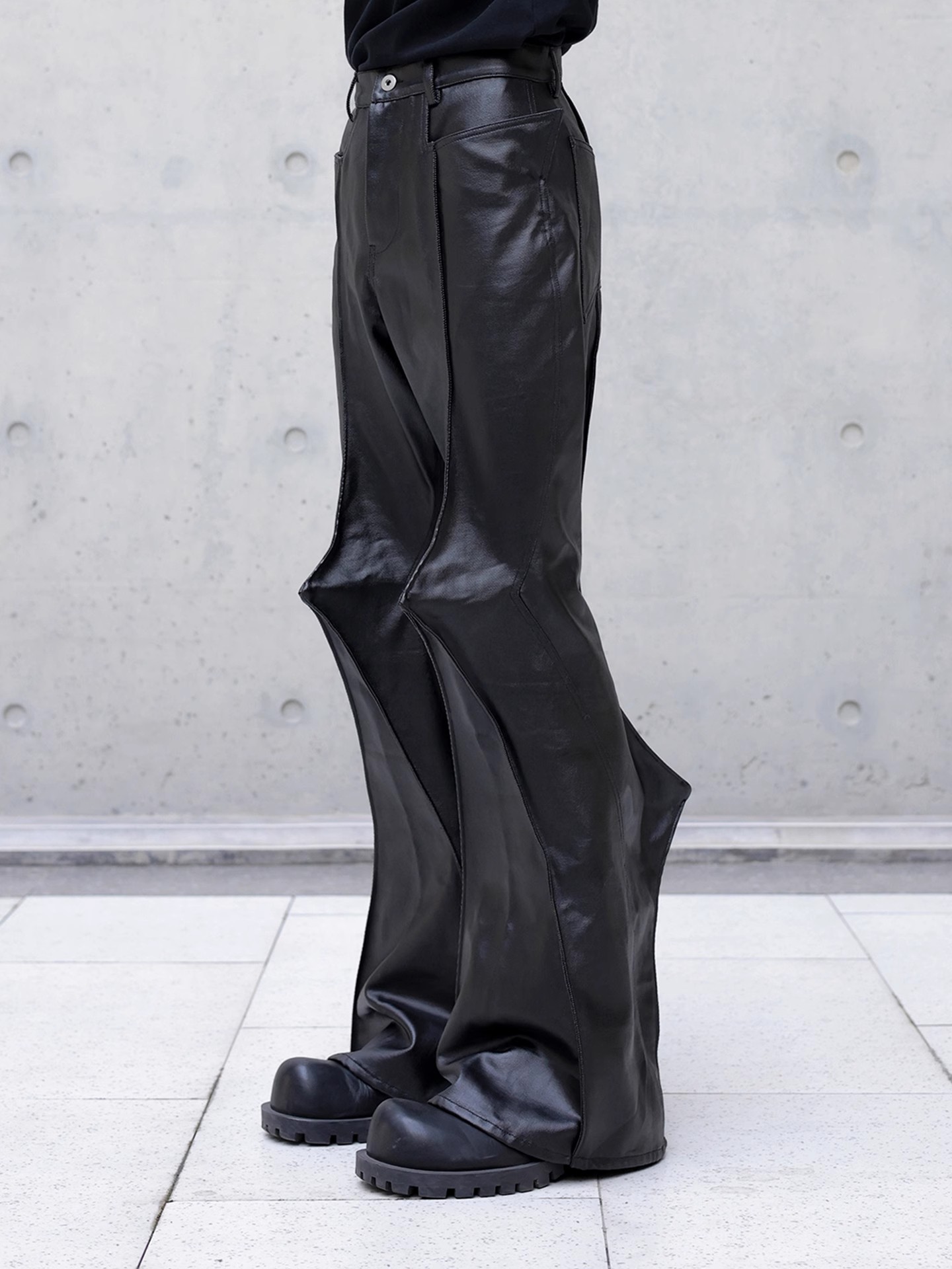 Mauroicardi Autumn Long Black  – Leather Work Pants Bewertung und Preis