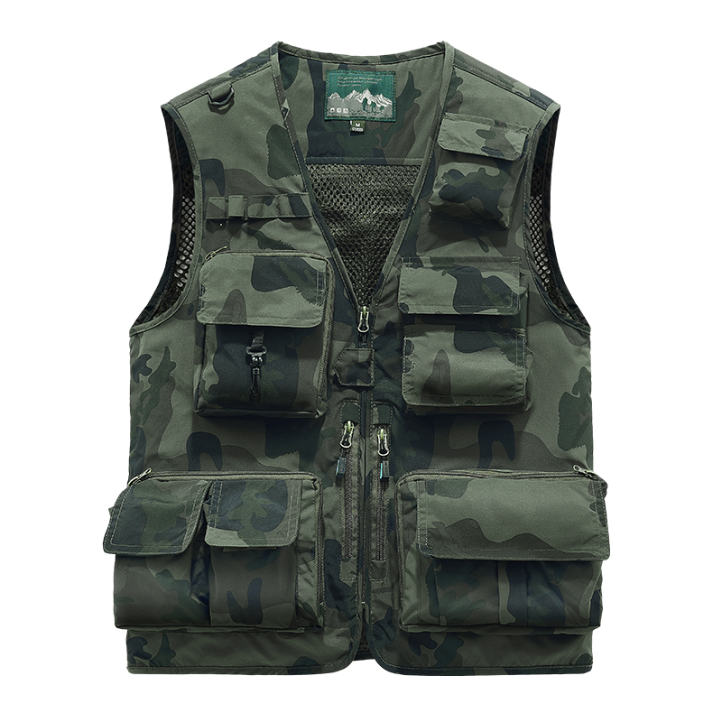 Embroidered Vest Fishing Cloth – Leather Work Vest For Men Bewertung und Preis
