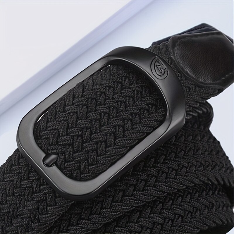 Men's Belt Casual Woven Elasti – Leather Works Belt Bewertung und Preis