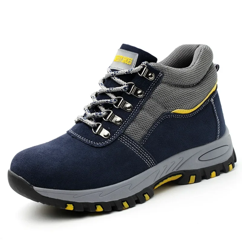 High Quality Men Safety Boots  – Leather Work Fabric Bewertung und Preis