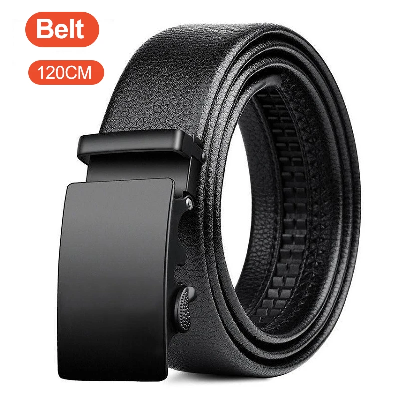 Business Men's Belt Metal Auto – Leather Works Belt Bewertung und Preis