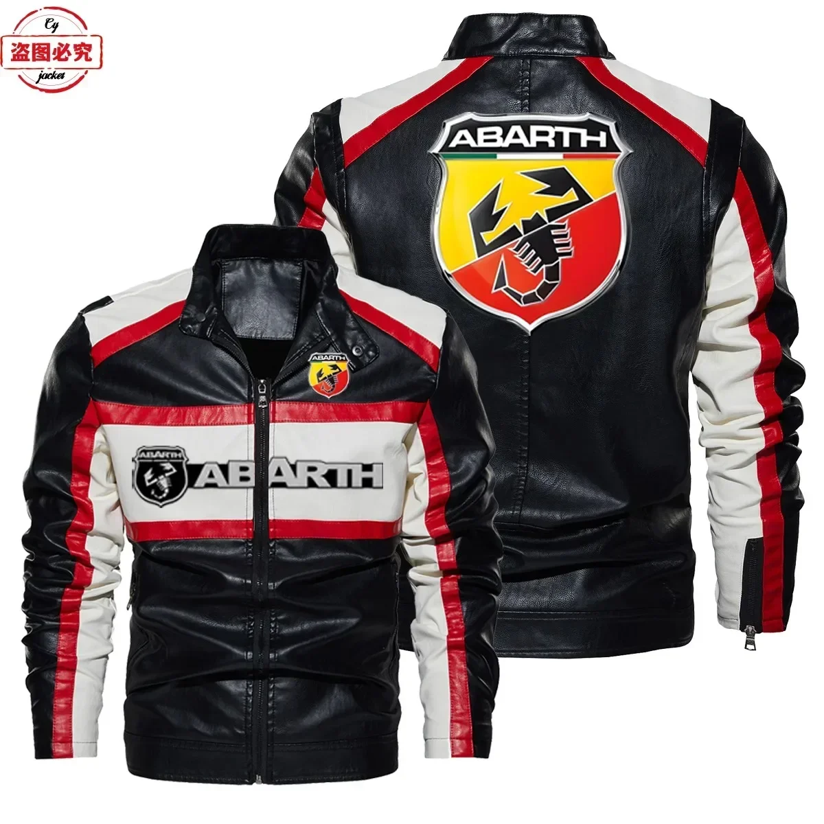 ABARTH car logo leather jacket – Leatherwork Logo Bewertung und Preis