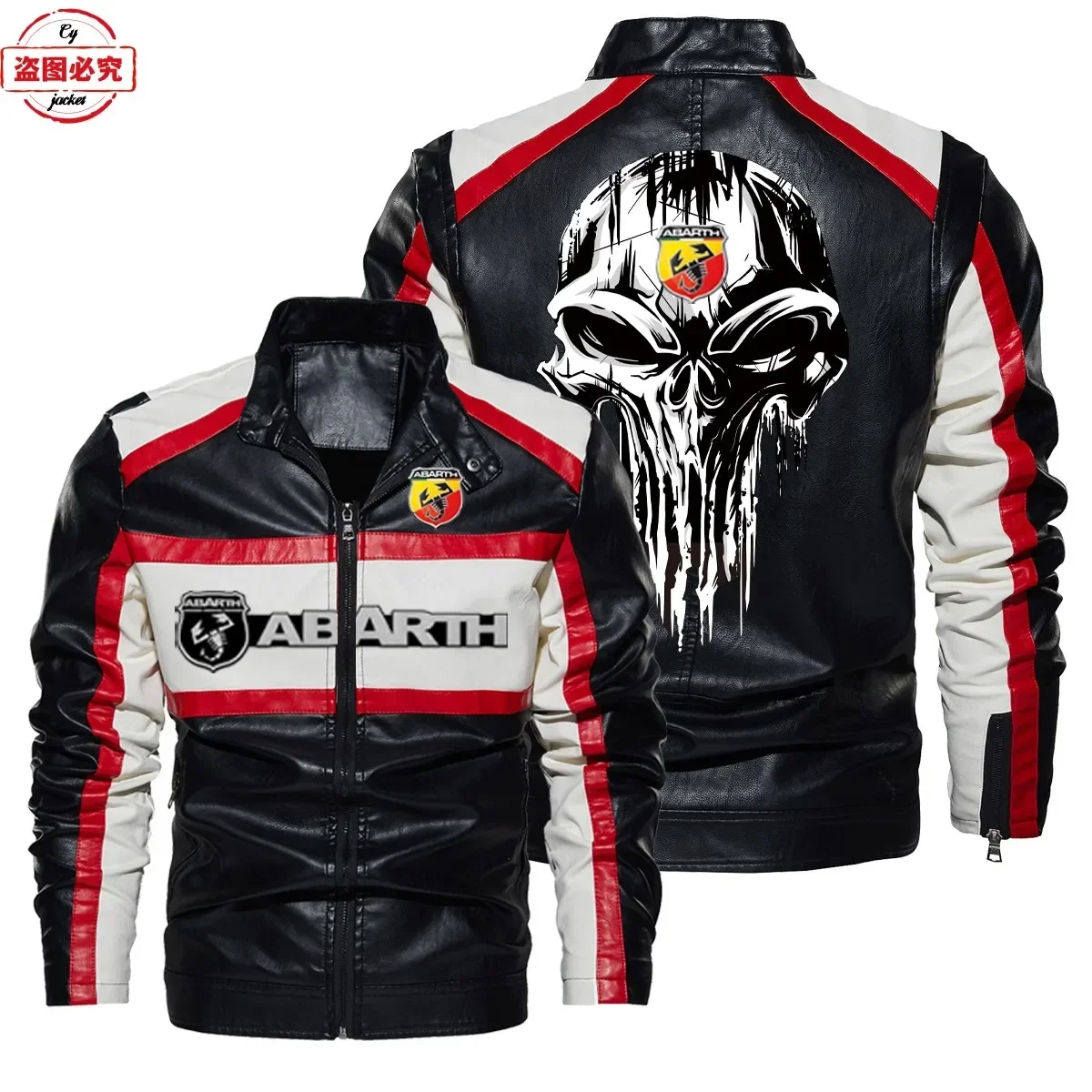 ABARTH car logo leather jacket – Leatherwork Logo Bewertung und Preis