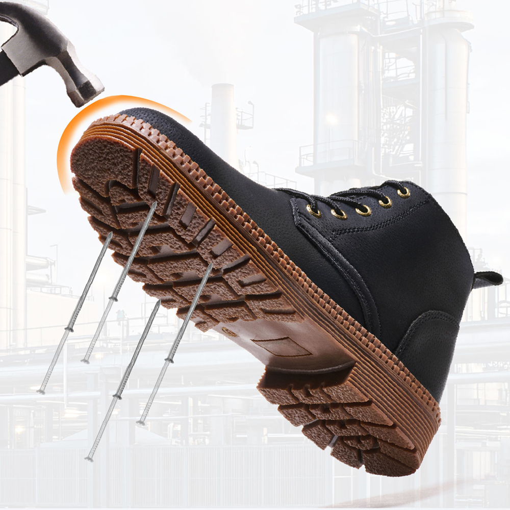 Waterproof Work Boots Safety S – Leather Work Fabric Bewertung und Preis