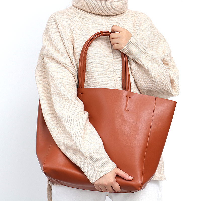 Minimalist Big Tote Bag Women  – Leather Work Handbags For Women Bewertung und Preis