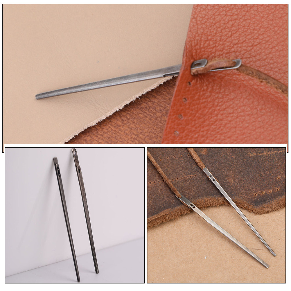 2Pcs Leathercraft Needles Stee – Leatherwork Hand Sewing Needles Bewertung und Preis