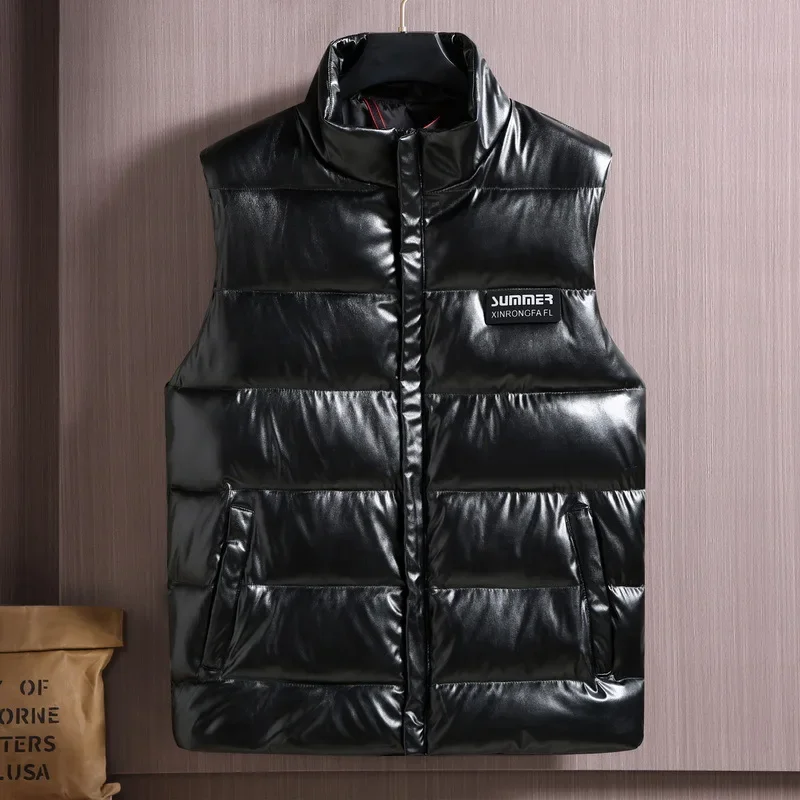 Plus Size Sleeveless Jackets M – Leather Work Vest For Men Bewertung und Preis
