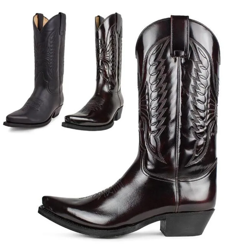 Cowboy Men Women Country Vinta – Leather Work Fabric Bewertung und Preis