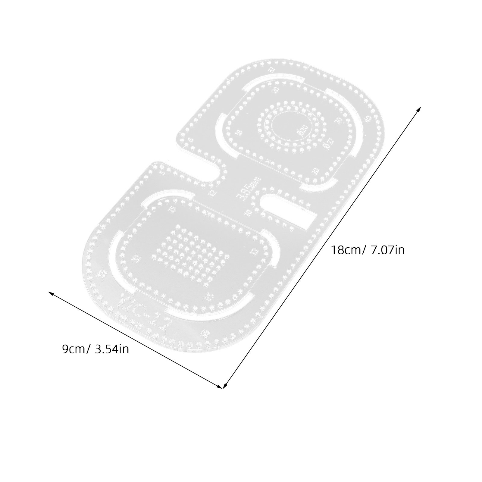 4Pcs Clear Acrylic Leatherwork – Leatherwork Templates Bewertung und Preis