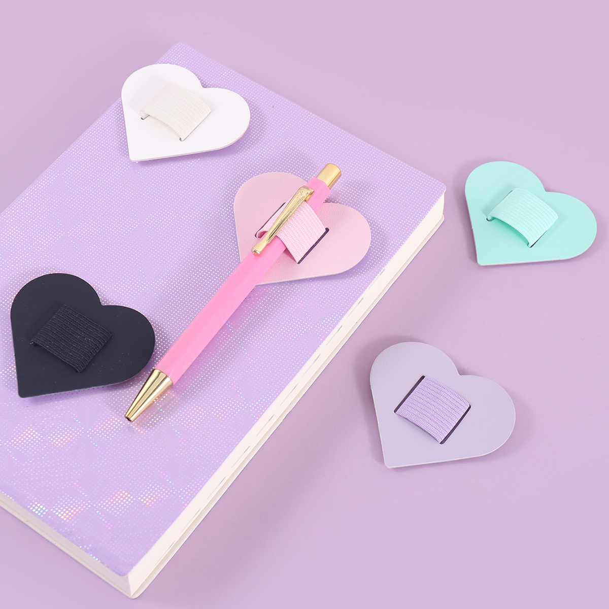 Self-Adhesive Heart Pen Clip H – Leather Work Notebook Bewertung und Preis