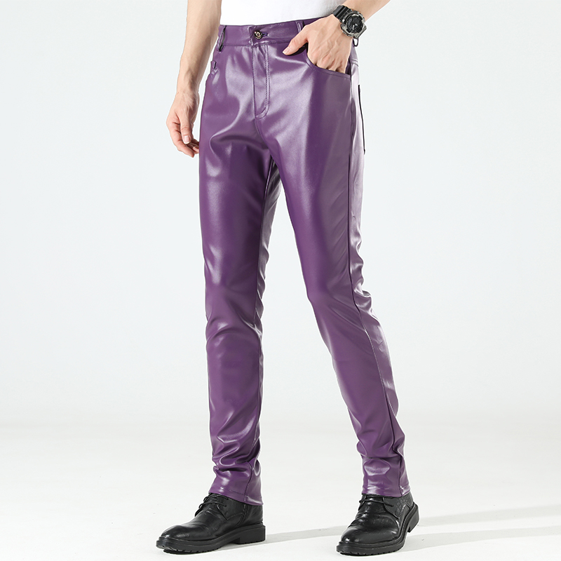 Men's Leather Pants Skinny Fit – Leather Work Pants Bewertung und Preis