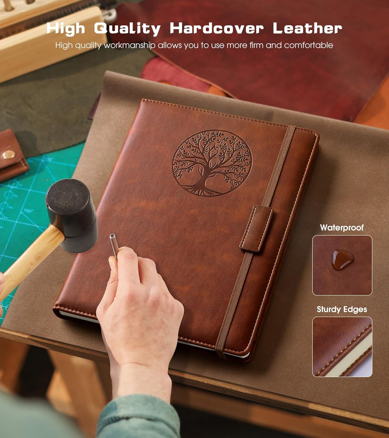 A5 Hardcover Vintage Leather J – Leatherwork Journal Bewertung und Preis