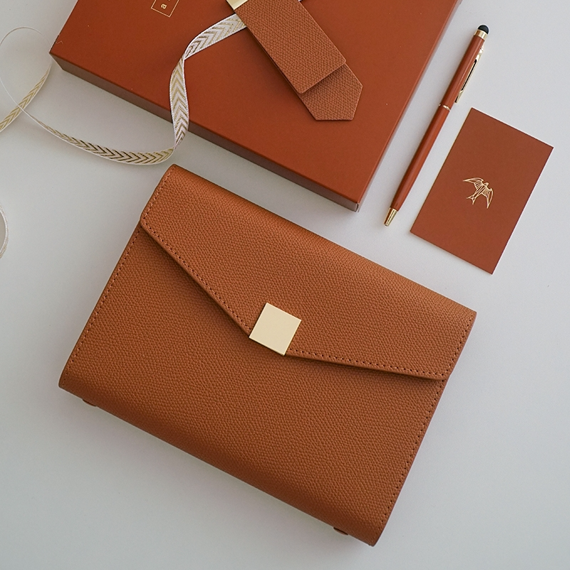 A5 Pu Leather Binder Notebook  – Leather Work Notebook Bewertung und Preis