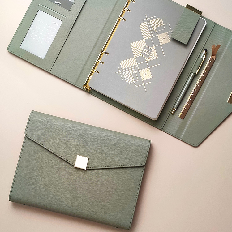 A5 Pu Leather Binder Notebook  – Leather Work Notebook Bewertung und Preis