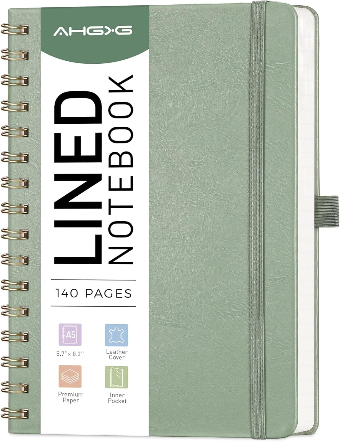 Lined Spiral Journal A5 Notebo – Leatherwork Journal Bewertung und Preis