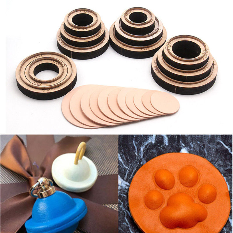 1Pcs Round Leather Cutting Die – Leatherwork Templates Bewertung und Preis