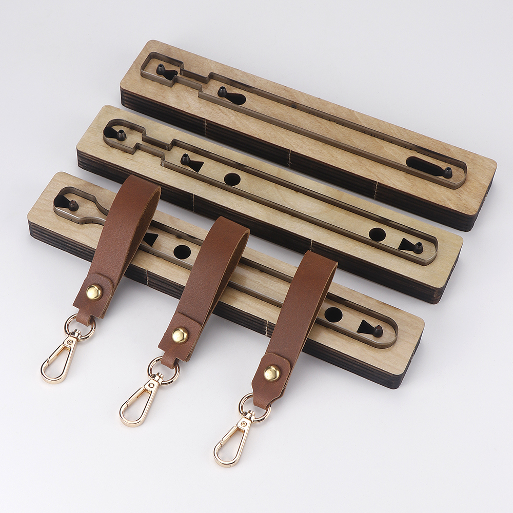 Wooden Punching Die Key Chain  – Leatherwork Templates Bewertung und Preis