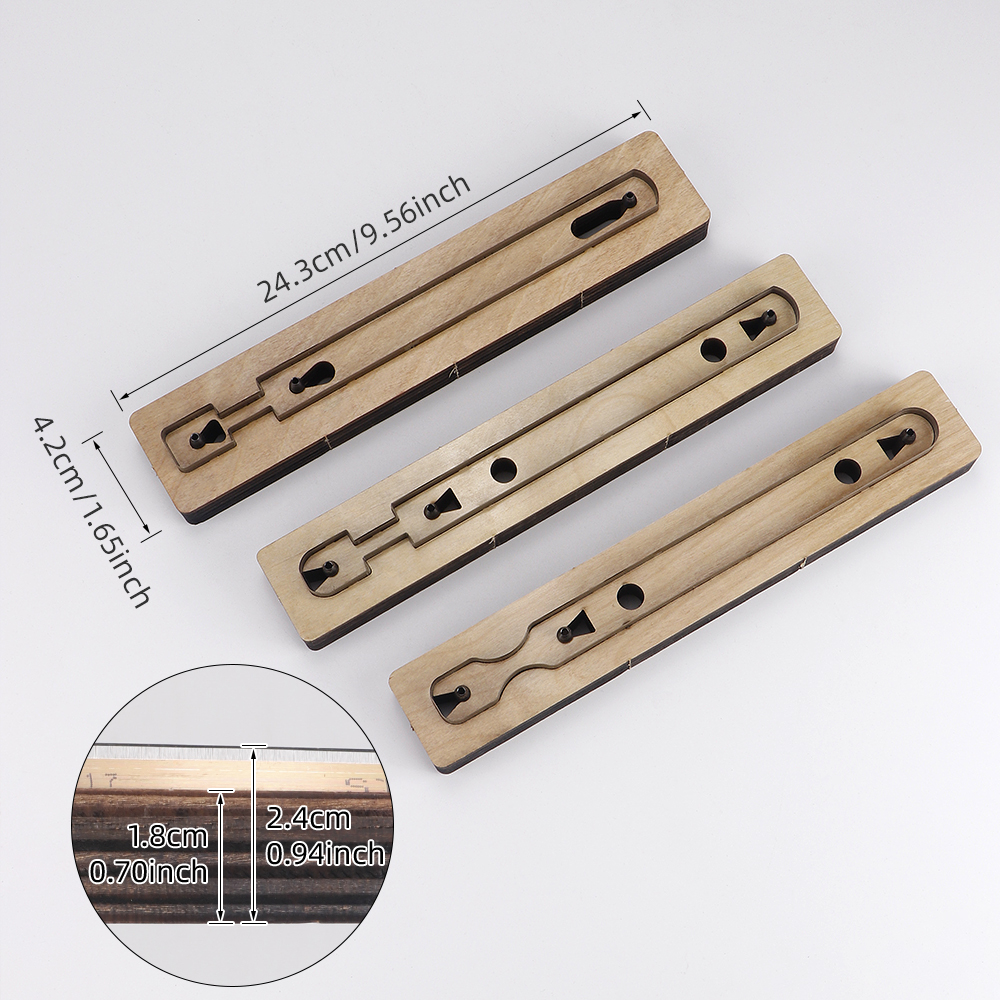 Wooden Punching Die Key Chain  – Leatherwork Templates Bewertung und Preis
